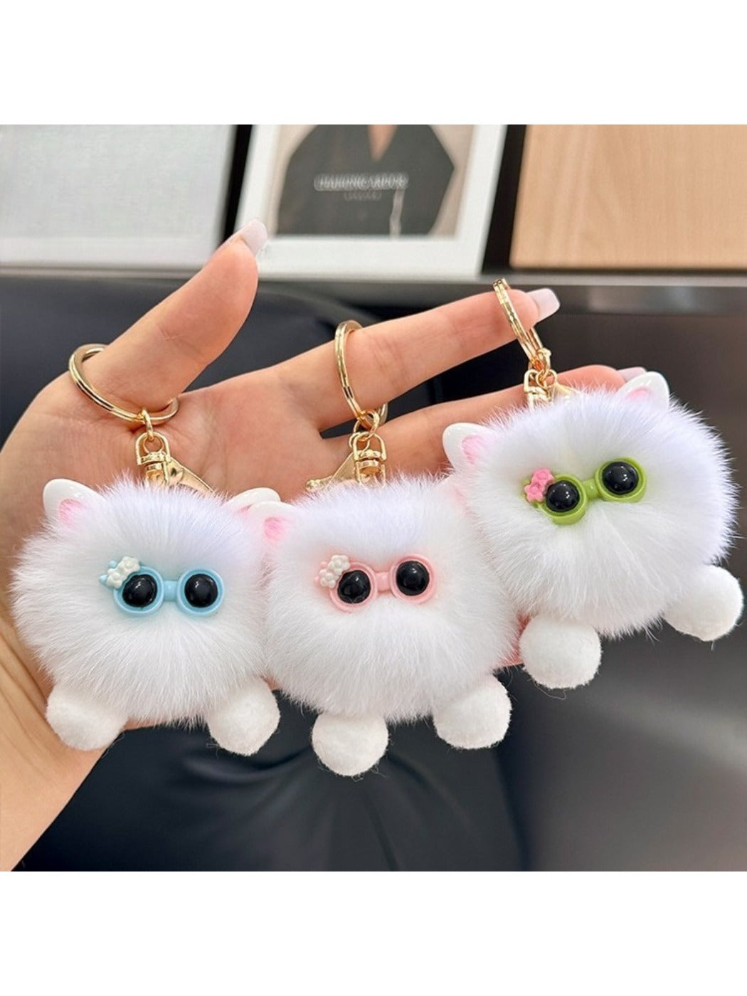Keypus - Cute Plush Little Soot Ball Keychain