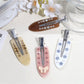 Beau - Acrylic Alloy Floral Butterfly Side Hair Clip