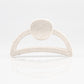 Beau - Minimalist Half Round Openwork Claw Clip