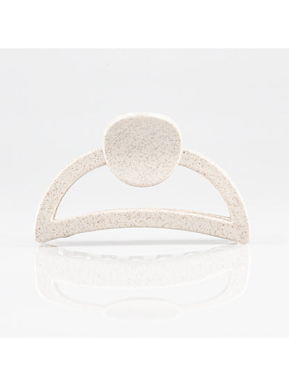 Beau - Minimalist Half Round Openwork Claw Clip