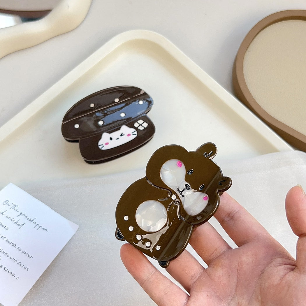 Beau - Cute Mushroom and Squirrel Style Claw Clip
