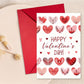 Carduria - Valentine's Day Heart Motif Greeting Card