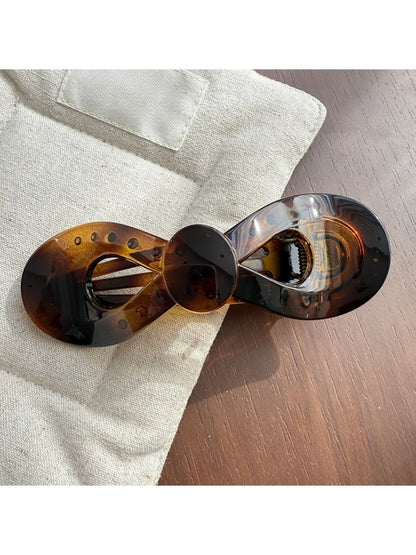 Beau - Vintage Flat Bow Hair Claw Clip
