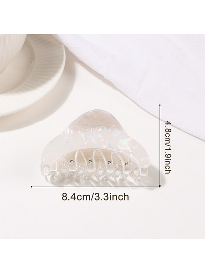 Beau - Iridescent Textured PVC Claw Hair Clip