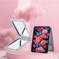 Mirroray - Floral Print Rectangle Makeup Mirror