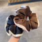 Gifty - Solid Color Satin Ruffled Scrunchie
