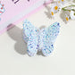 Beau - Printed Butterfly Plastic Fashion Hair Claw Clip