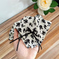 Gifty - Ink Wash Floral Polyester Fabric Scrunchie
