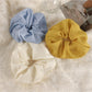 Gifty - Trendy Solid Color Ruched Scrunchie
