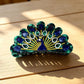 Beau - Decorative Peacock Style Acetate Claw Clip