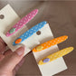 Beau - Polka Dot Acrylic Side Section Hair Clip