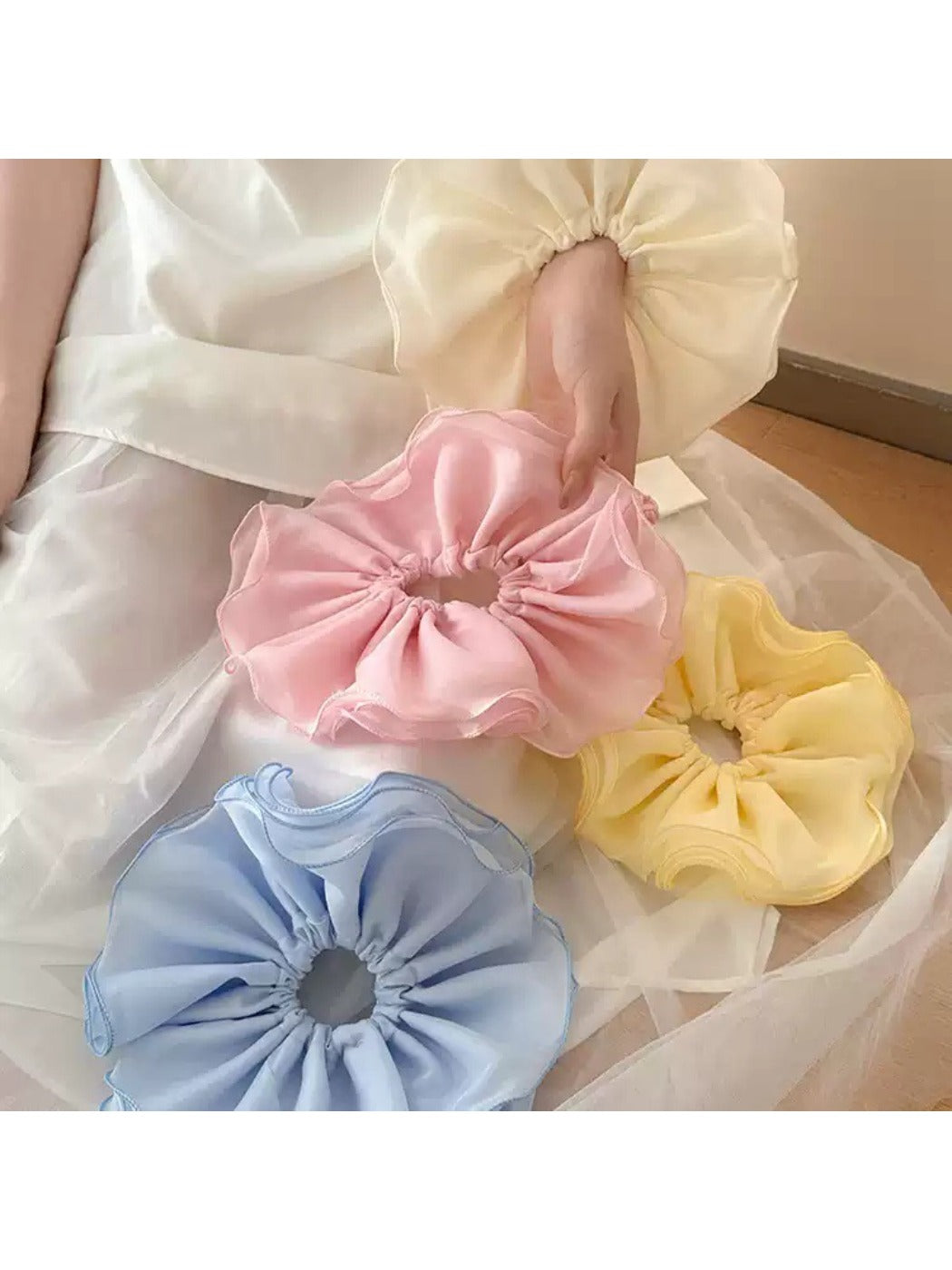 Gifty - Sweet Mesh Chiffon Scrunchie