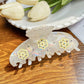 Beau - Christmas Snowflake Accent Claw Clip