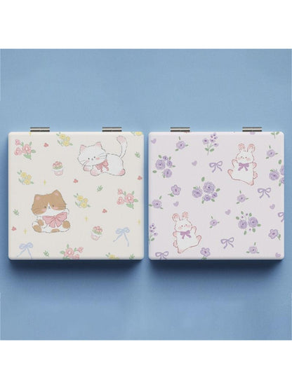 Mirroray - Cartoon Animal Square Makeup Mirror