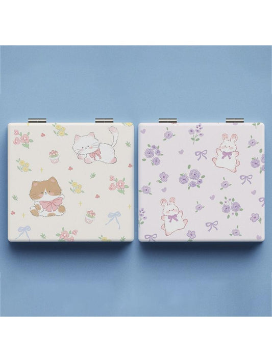 Mirroray - Cartoon Animal Square Makeup Mirror