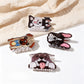 Beau - Brown Cartoon Dog Shape Claw Clip