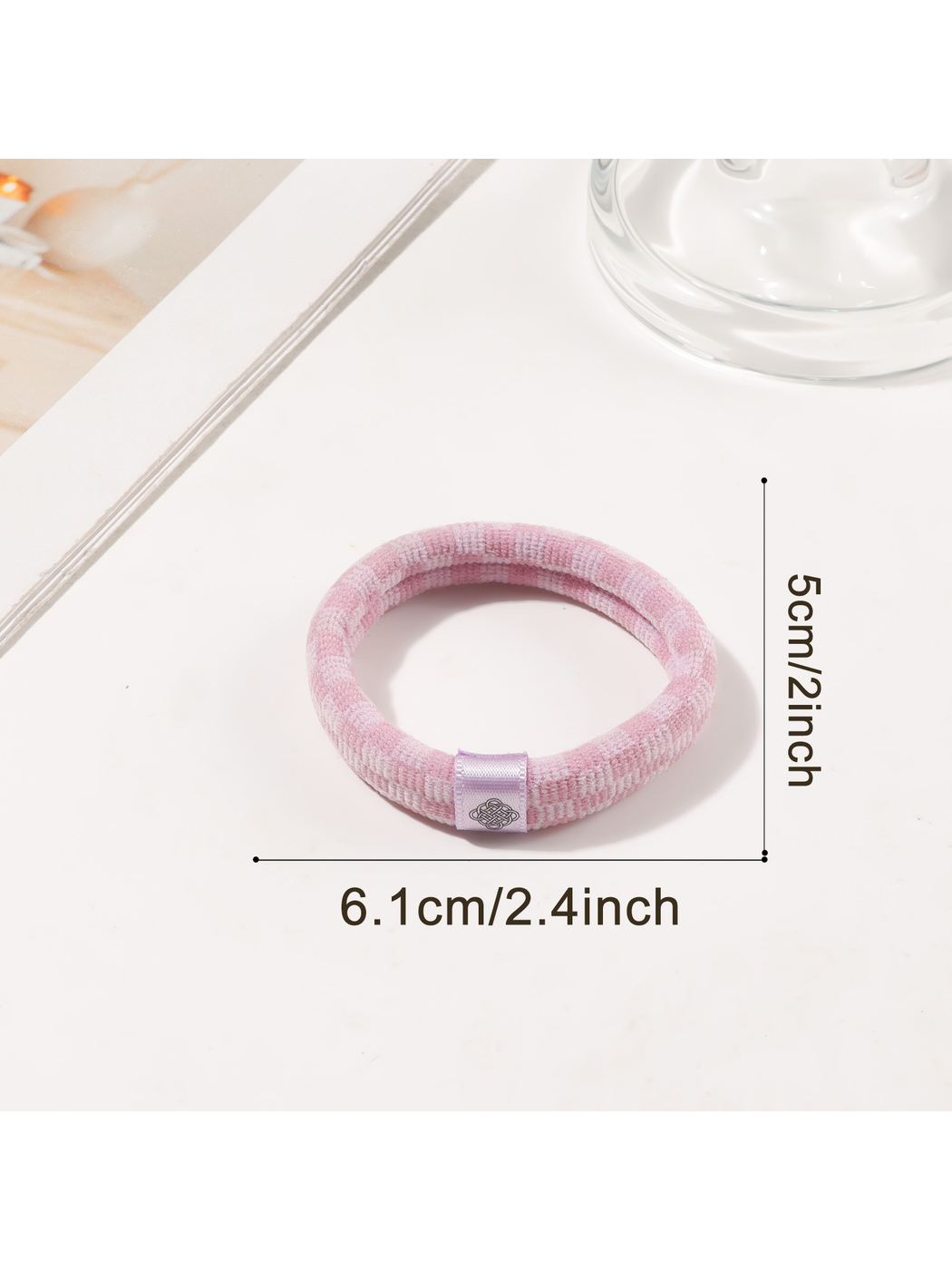 Gifty - Plaid High Elasticity Ponytail Hair Tie