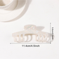 Beau - Wide Butterfly Shape PVC Hair Claw Clip