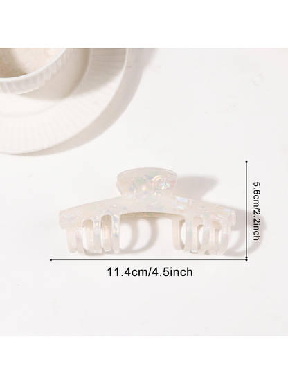 Beau - Wide Butterfly Shape PVC Hair Claw Clip