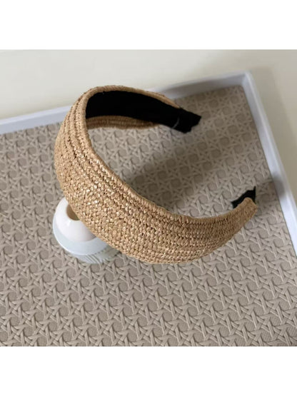 Gifty - Braided Look Wide Brim Fashion Headband
