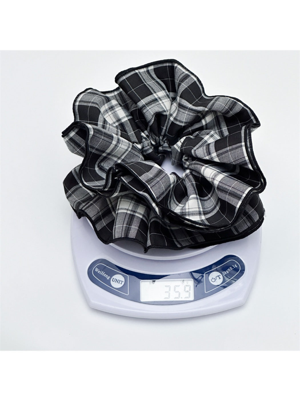 Gifty - Vintage Plaid Four Layer Scrunchie