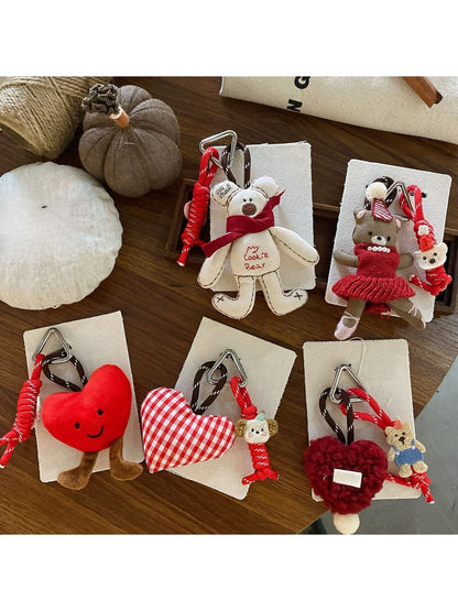 Keypus - Red Lanyard Cartoon Bag Charm