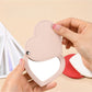 Mirroray - Elegant PU Leather Heart Folding Mirror