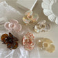 Beau - Minimalist Camellia Shaped Hair Claw Clip