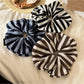 Gifty - Modern Color Blocked Striped Scrunchie