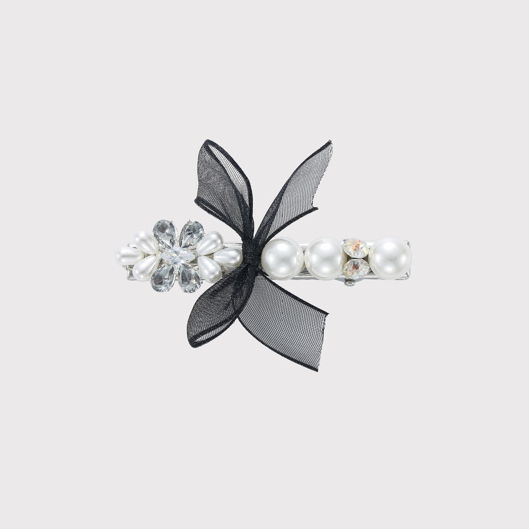Beau - Sparkly Bead Accent Modern Hair Clip