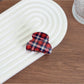 Beau - Plaid Color Block Hair Claw Clip