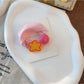 Gifty - Cute Strawberry Smiley Flower Decorative Hair Tie