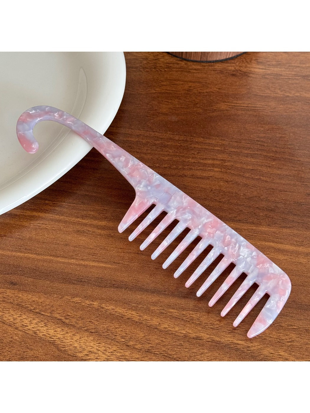 Camerow - Stylish Acetate Long Hair Comb with Hook