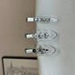 Beau - Clear Flower Detail Decorative Bangs Hair Clip