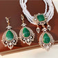 Nozari - Retro Teardrop Dangle Earrings Necklace