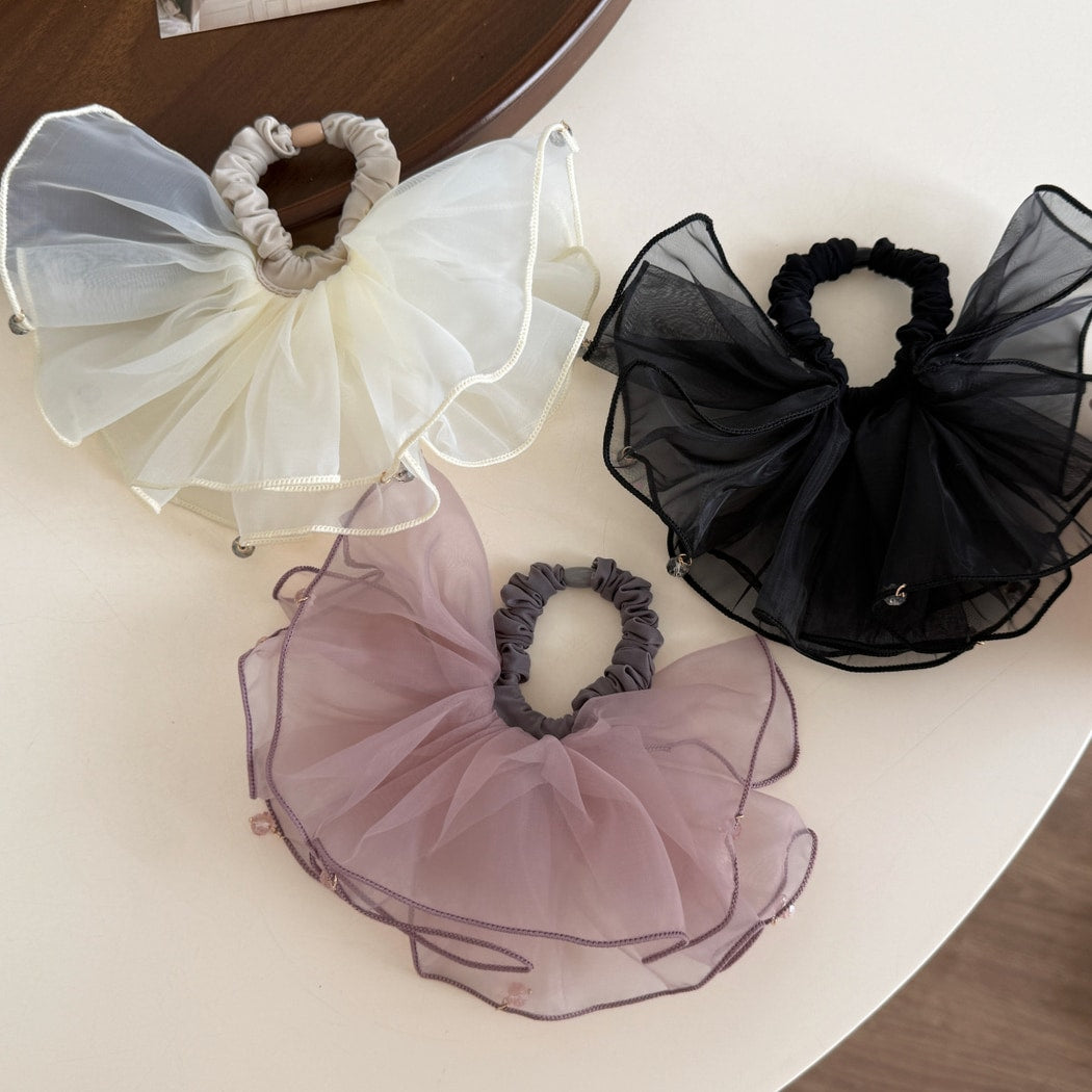Gifty - Sheer Ruffle Organza Style Scrunchie