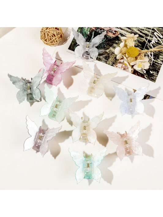 Beau - Plastic Butterfly Hair Clips