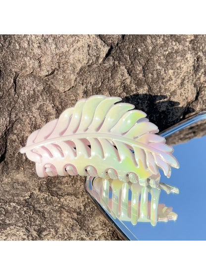 Beau - Gradient Plastic Flower Design Claw Clip