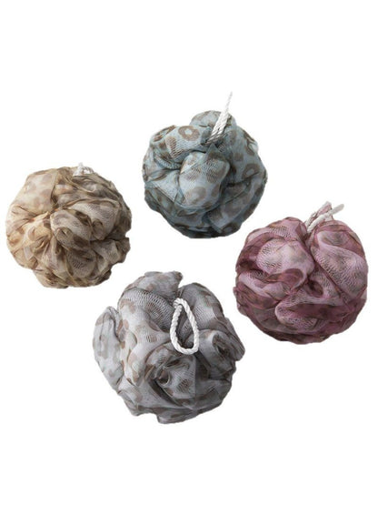 Papo - Soft Leopard Print Bath Pouf