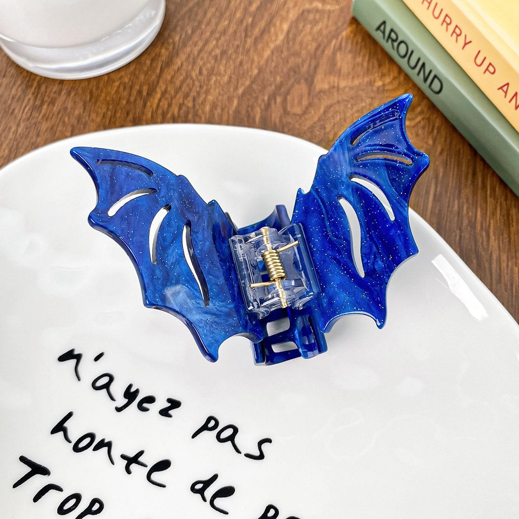 Beau - Halloween Bright Bat Wing Design Claw Clip