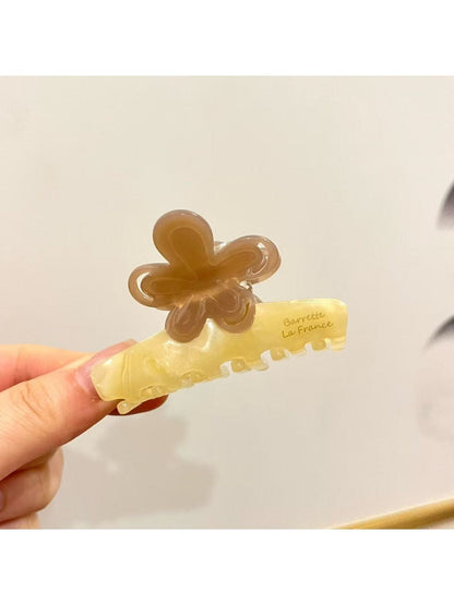 Beau - Sweet Flower Shape Bar Claw Clip