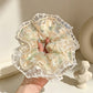 Gifty - Sheer Ruffle Floral Print Scrunchie