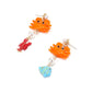 Earedge - Asymmetrical Crab Fish Beach Style Earrings