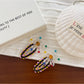Beau - Floral Beaded Drop Shape Hair Clip