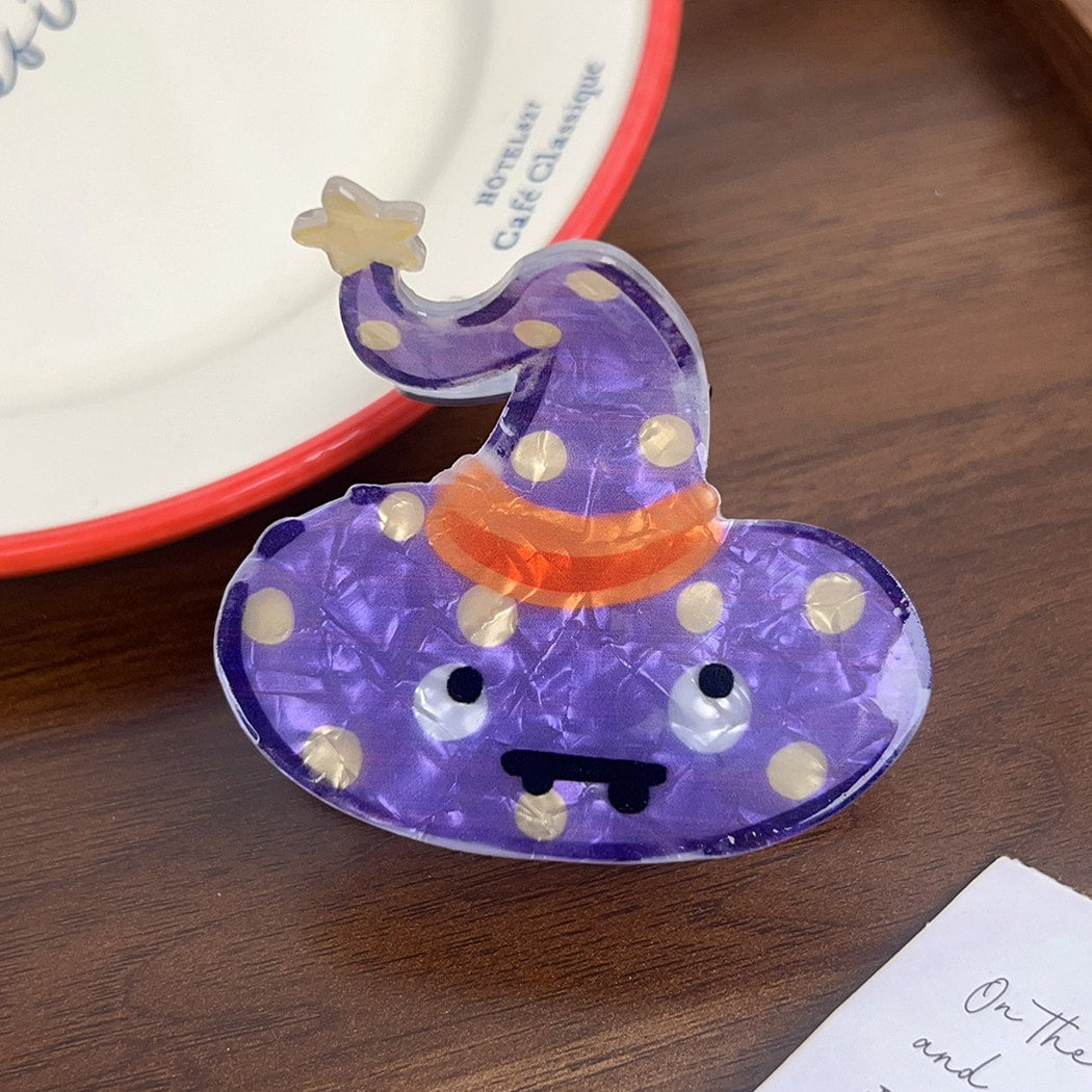 Beau - Halloween Cute Pumpkin Ghost Pattern Claw Clip