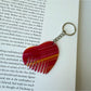 Keypus - Cute Heart Comb Keychain
