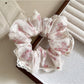 Gifty - Lace with Floral Print Scrunchie