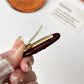 Beau - Bow Shaped Oval Hair Clip