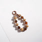 Keypus - Vintage Leopard Print Beaded Keychain