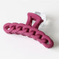 Beau - Solid Color Chain Link Hair Claw Clip